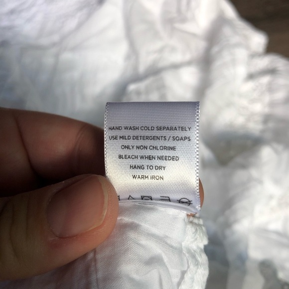 Roberta Roller Rabbit Persephone Maxi Dress Women’s XS White Cotton Crochet - Picture 13 of 13